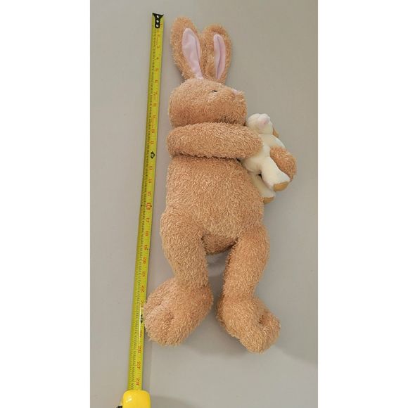 VHTF heads & tales by GUND #43557 Large Brown Bunny Rabbit Holding Sheep Plush‎ - Picture 7 of 12
